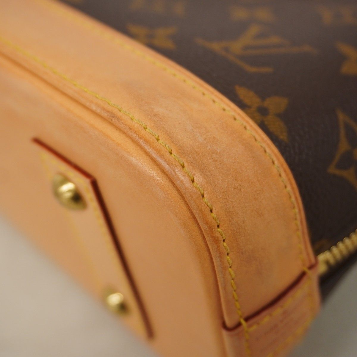 Louis Vuitton Handbag Monogram Alma BB Brown 2-Way — view 6