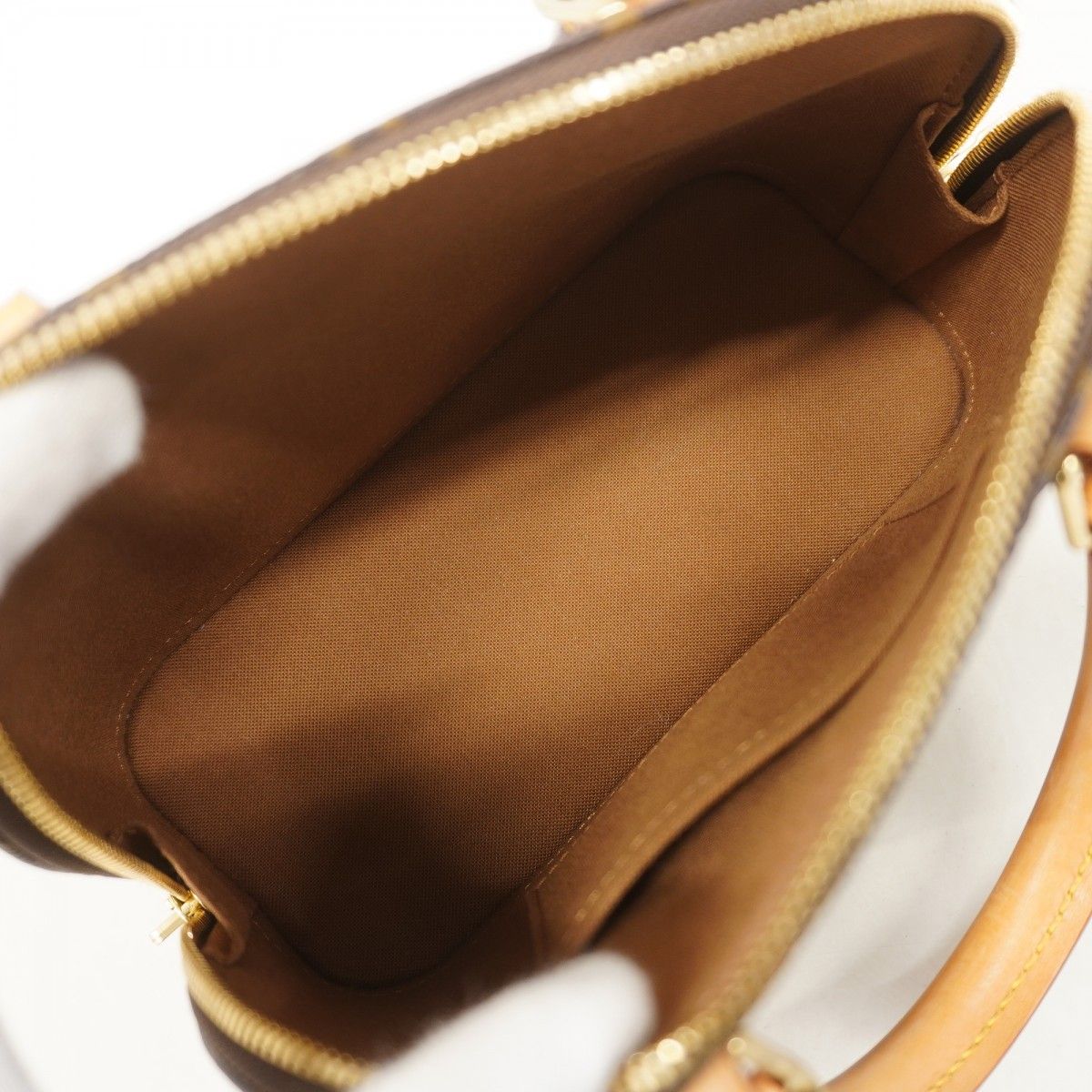 Louis Vuitton Handbag Monogram Alma BB Brown 2-Way — view 4