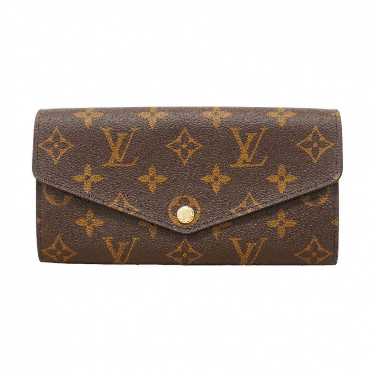Louis Vuitton Wallet Monogram Portefeuille Sarah Brown Coquelicot