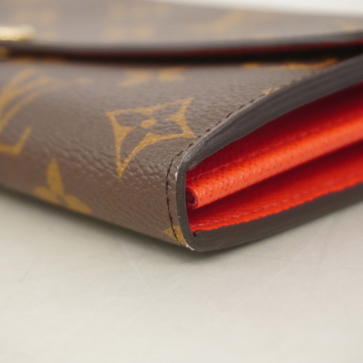 Louis Vuitton Wallet Monogram Portefeuille Sarah Brown Coquelicot — view 6