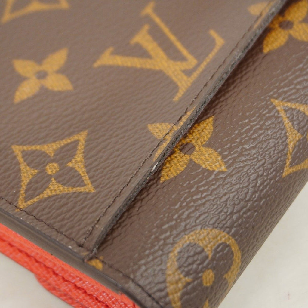 Louis Vuitton Wallet Monogram Portefeuille Sarah Brown Coquelicot — view 7