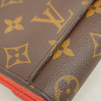 Louis Vuitton Wallet Monogram Portefeuille Sarah Brown Coquelicot — view 7