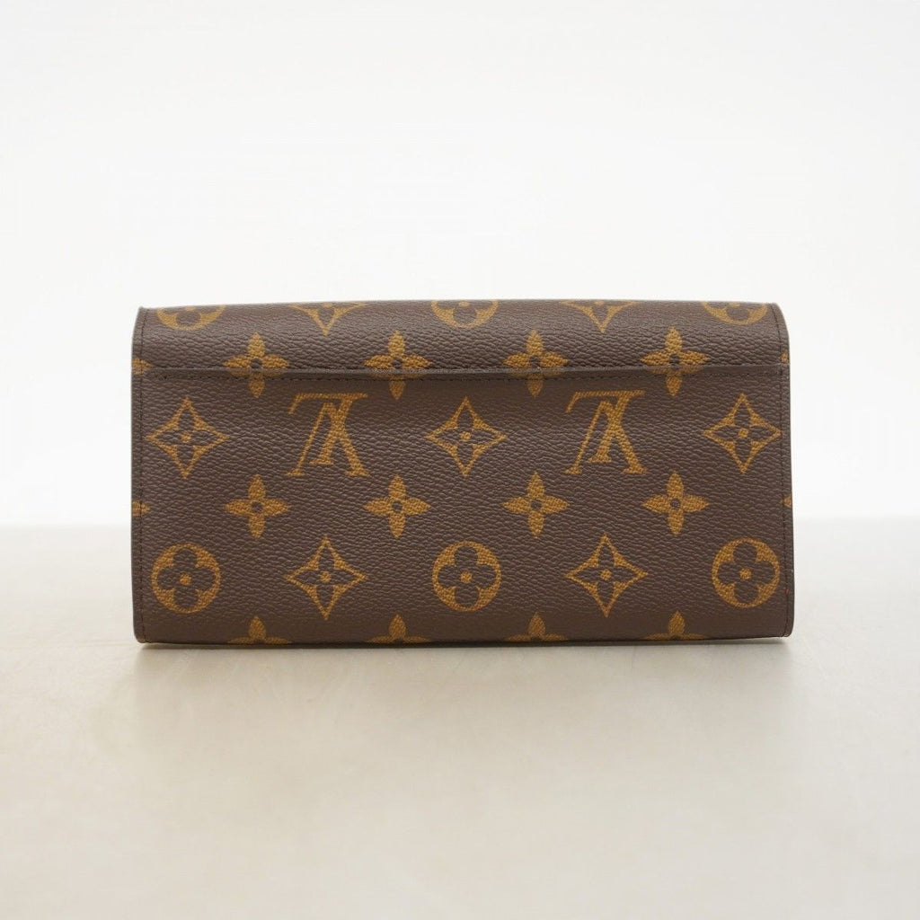 Louis Vuitton Wallet Monogram Portefeuille Sarah Brown Coquelicot — view 9