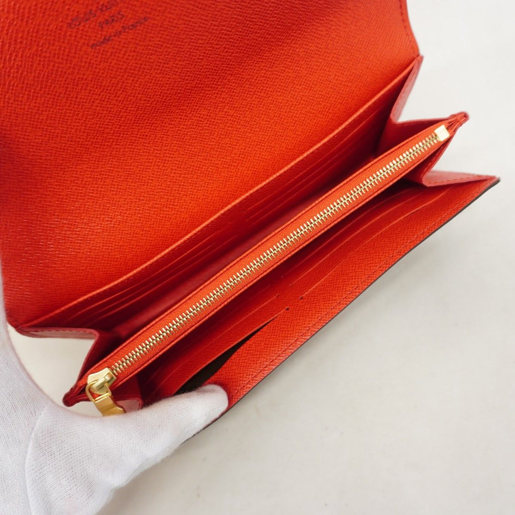 Louis Vuitton Wallet Monogram Portefeuille Sarah Brown Coquelicot — view 3