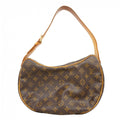 Louis Vuitton Shoulder Bag Monogram Croissant Brown