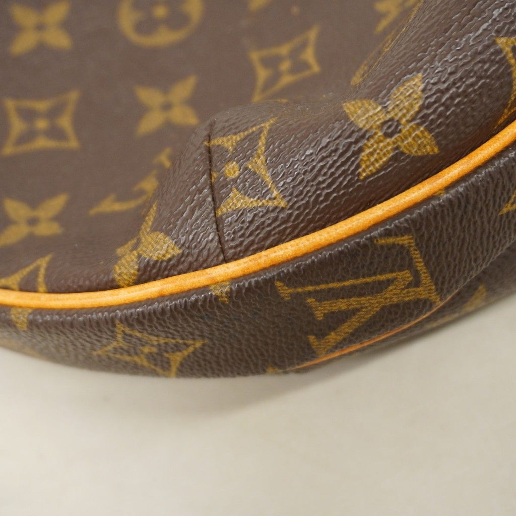 Louis Vuitton Shoulder Bag Monogram Croissant Brown — view 6
