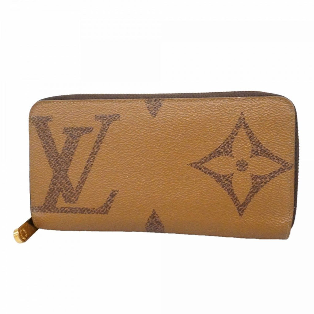 Louis Vuitton Wallet Monogram Giant Reverse Zippy Brown