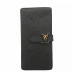 Louis Vuitton Wallet Capucines Taurillon LV Vertical Noir