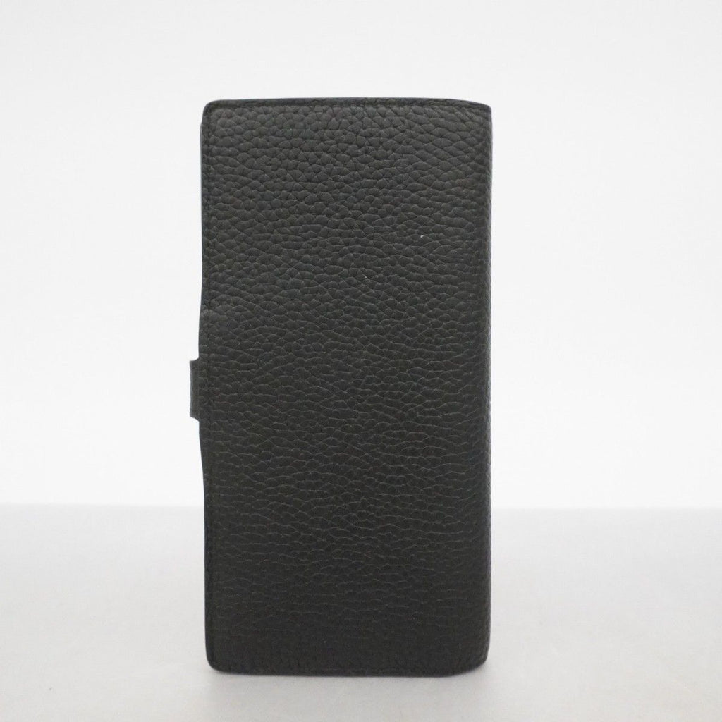 Louis Vuitton Wallet Capucines Taurillon LV Vertical Noir — view 8