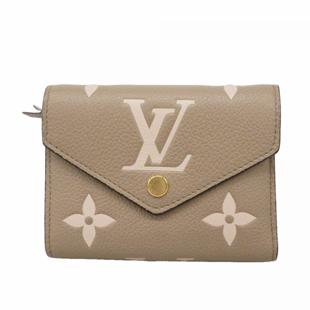 Louis Vuitton Trifold Wallet Monogram Empreinte Bicolor Portefeuille Victorine