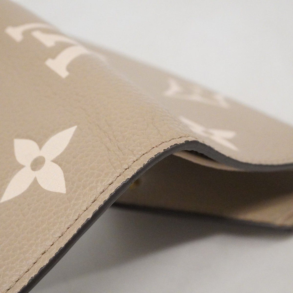 Louis Vuitton Trifold Wallet Monogram Empreinte Bicolor Portefeuille Victorine — view 6