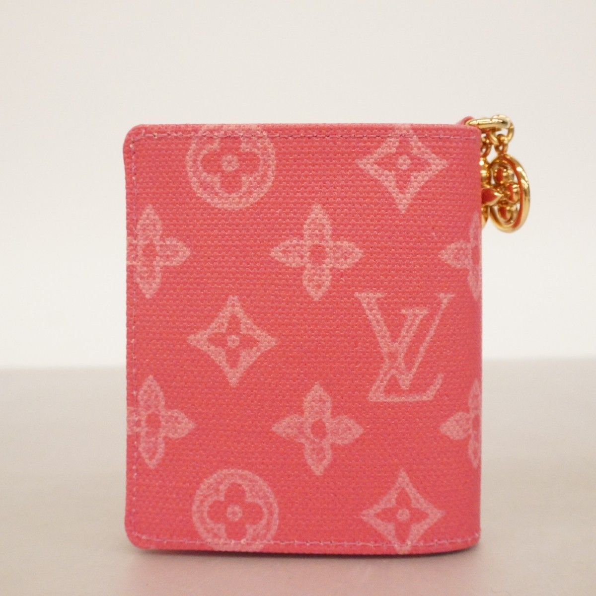 Louis Vuitton Wallet Monogram Origin Pocket LV Charm Rose Ribbon — view 8