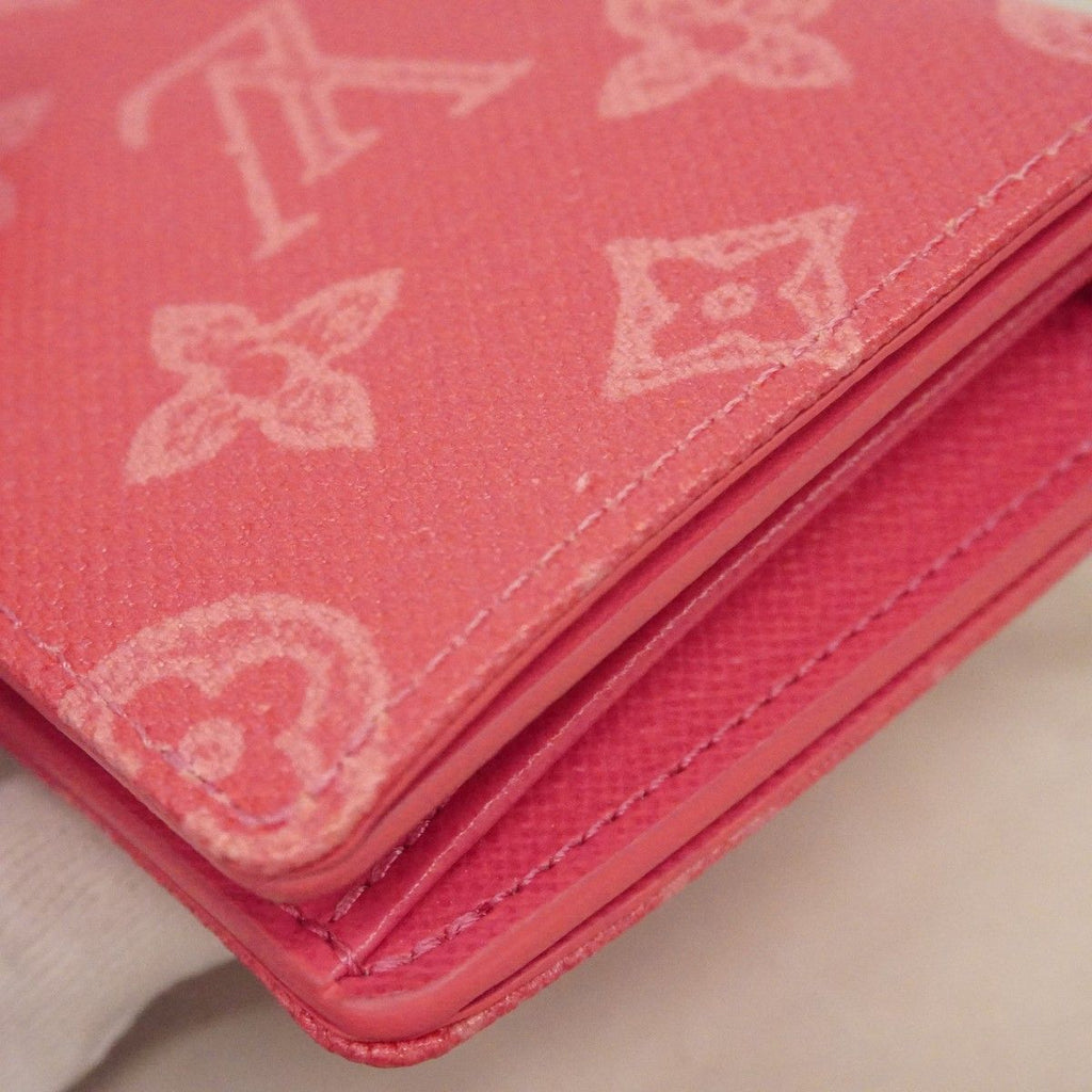 Louis Vuitton Wallet Monogram Origin Pocket LV Charm Rose Ribbon — view 6