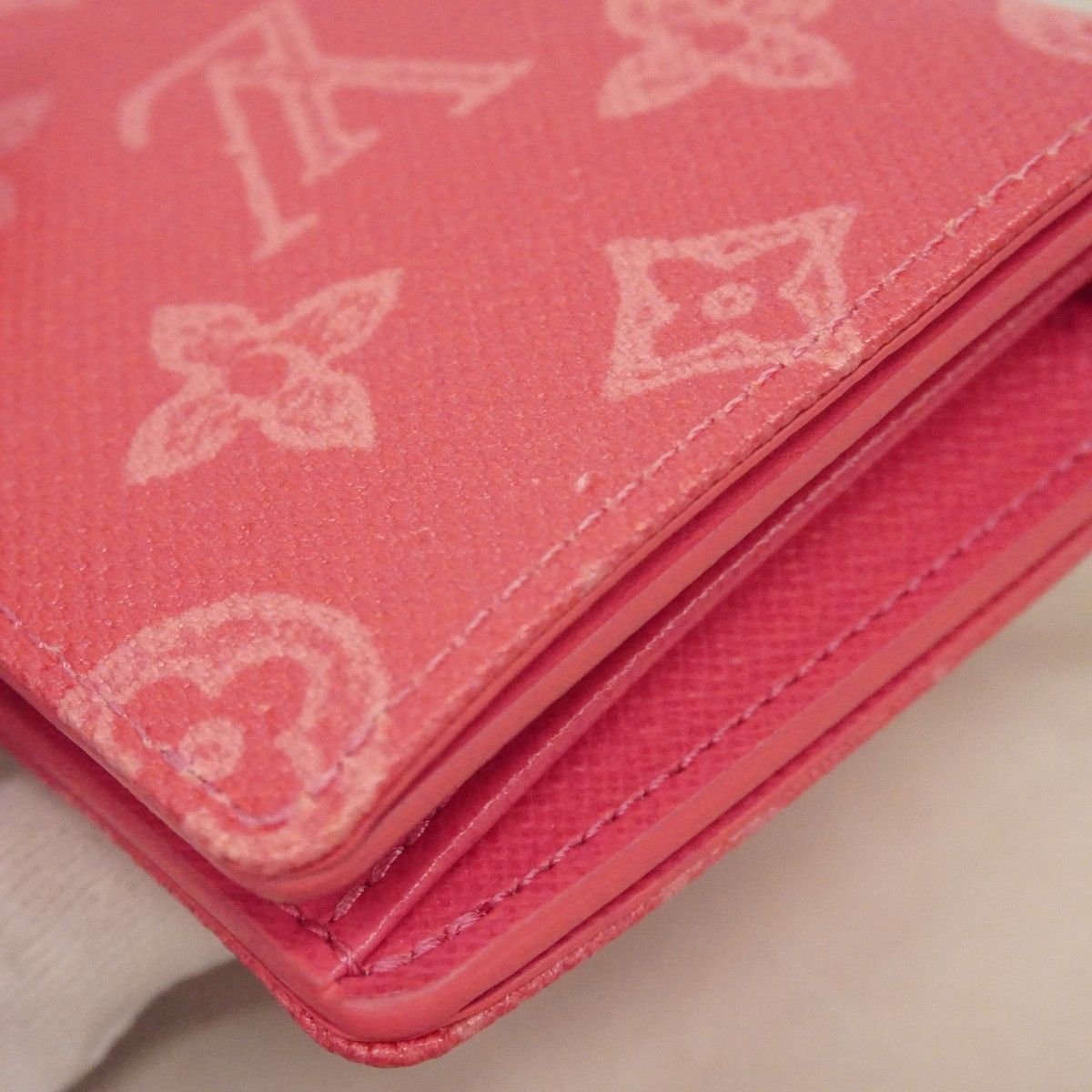 Louis Vuitton Wallet Monogram Origin Pocket LV Charm Rose Ribbon — view 6