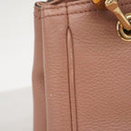 Gucci Handbag Bamboo Leather Pink Champagne Gold — view 9