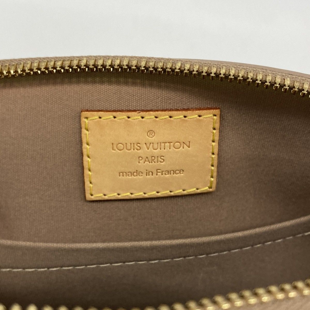 Louis Vuitton Handbag Vernis Alma BB Beige Poudre 2-Way — view 5