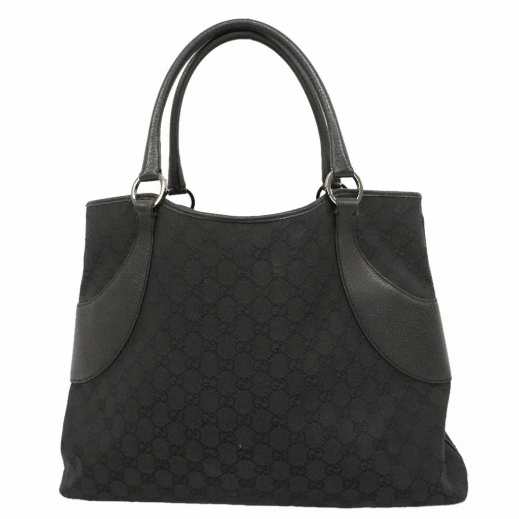 Gucci Tote GG Canvas Black Silver