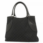 Gucci Tote GG Canvas Black Silver