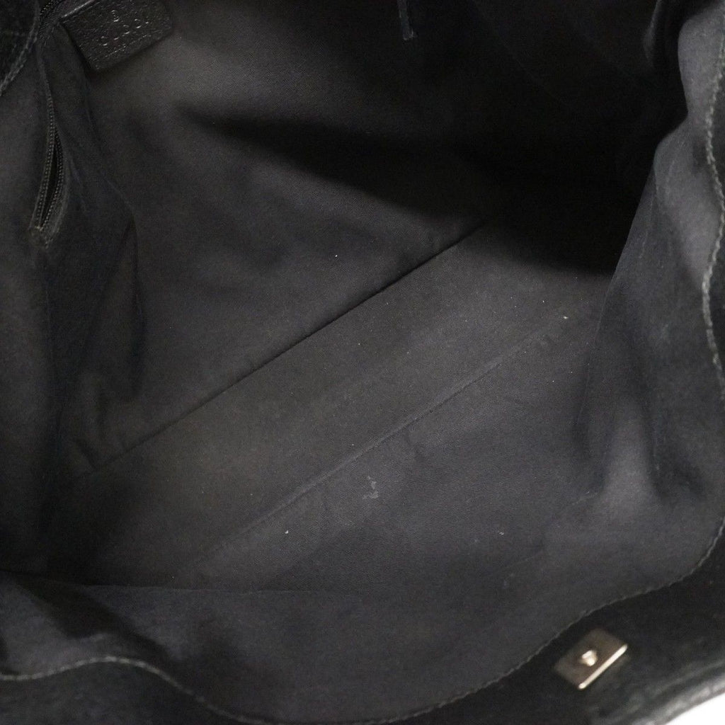 Gucci Tote GG Canvas Black Silver — view 4