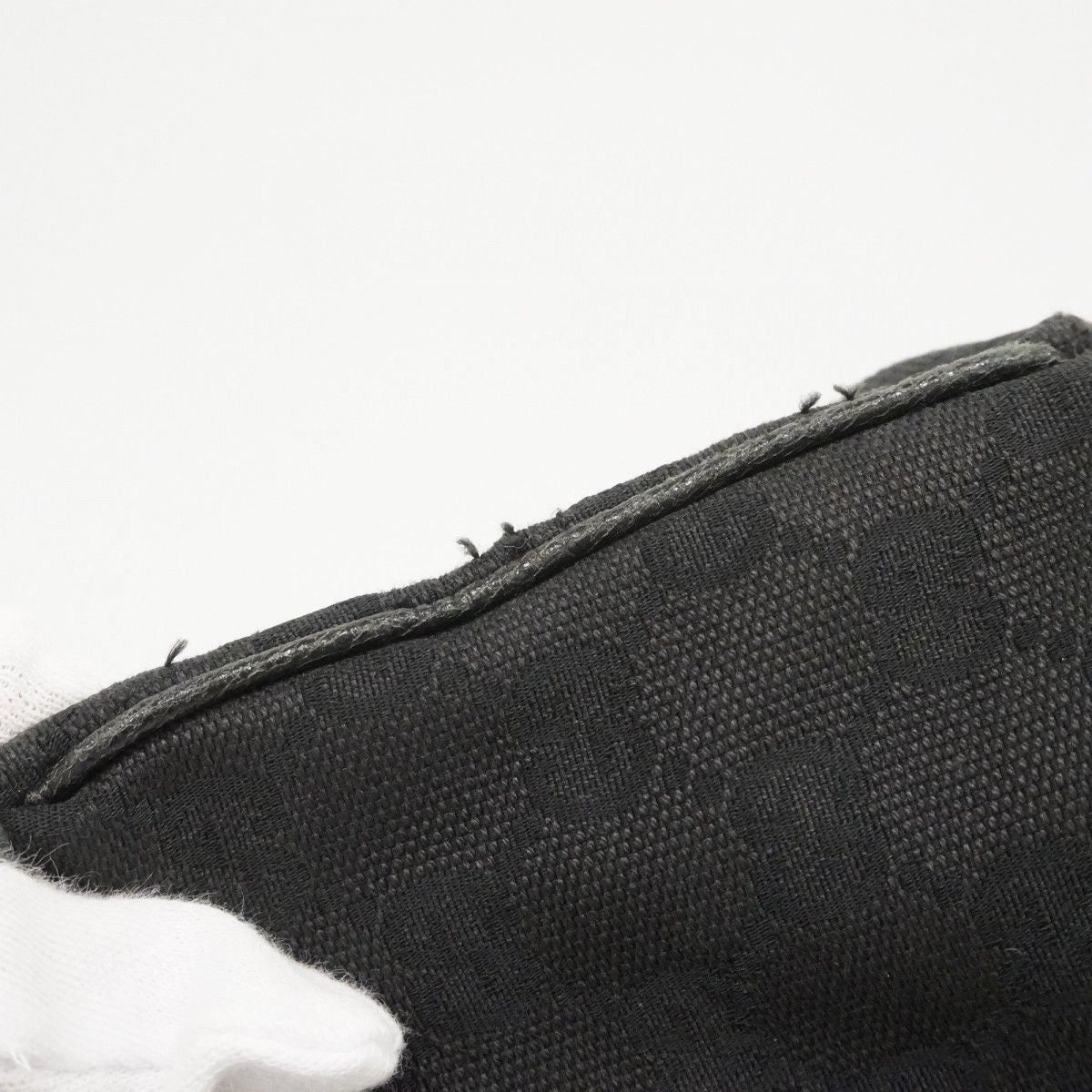 Gucci Tote GG Canvas Black Silver — view 9