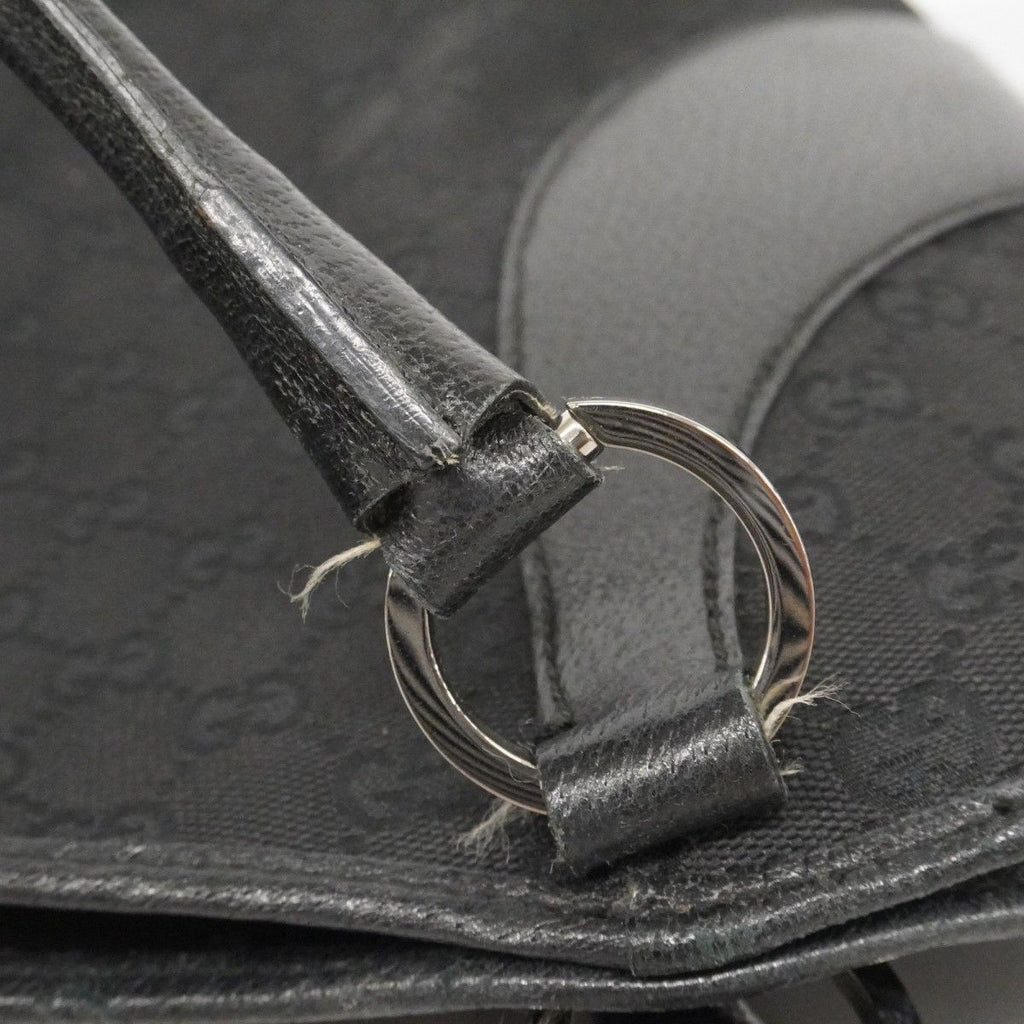 Gucci Tote GG Canvas Black Silver — view 8