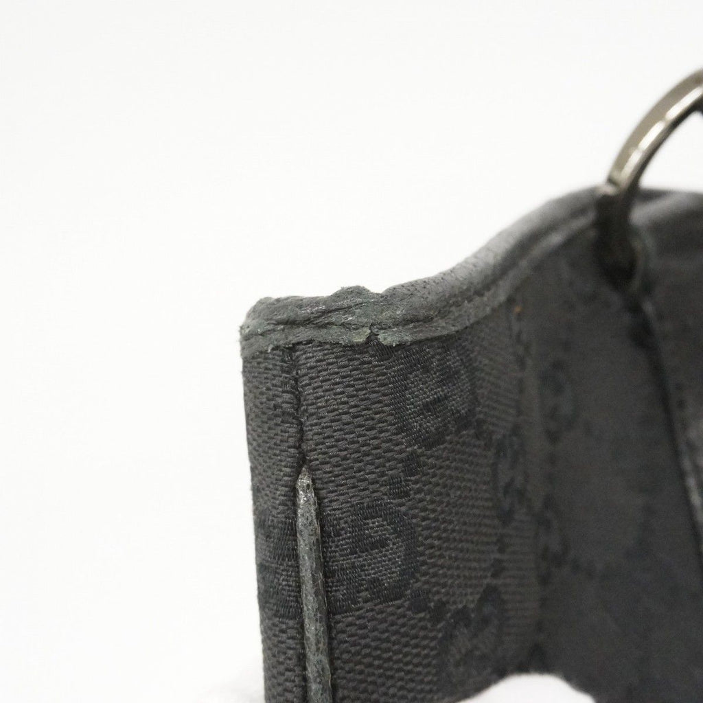 Gucci Tote GG Canvas Black Silver — view 6