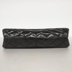 Chanel Shoulder Bag 2.55 Patent Leather Black Silver — view 3