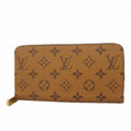 Louis Vuitton Wallet Monogram Reverse Zippy Light Brown