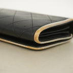 Chanel Wallet Quilted Lambskin Black Gold — view 6