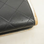 Chanel Wallet Quilted Lambskin Black Gold — view 7