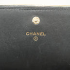 Chanel Wallet Quilted Lambskin Black Gold — view 4
