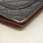 Chanel Wallet Quilted Lambskin Black Silver — view 5