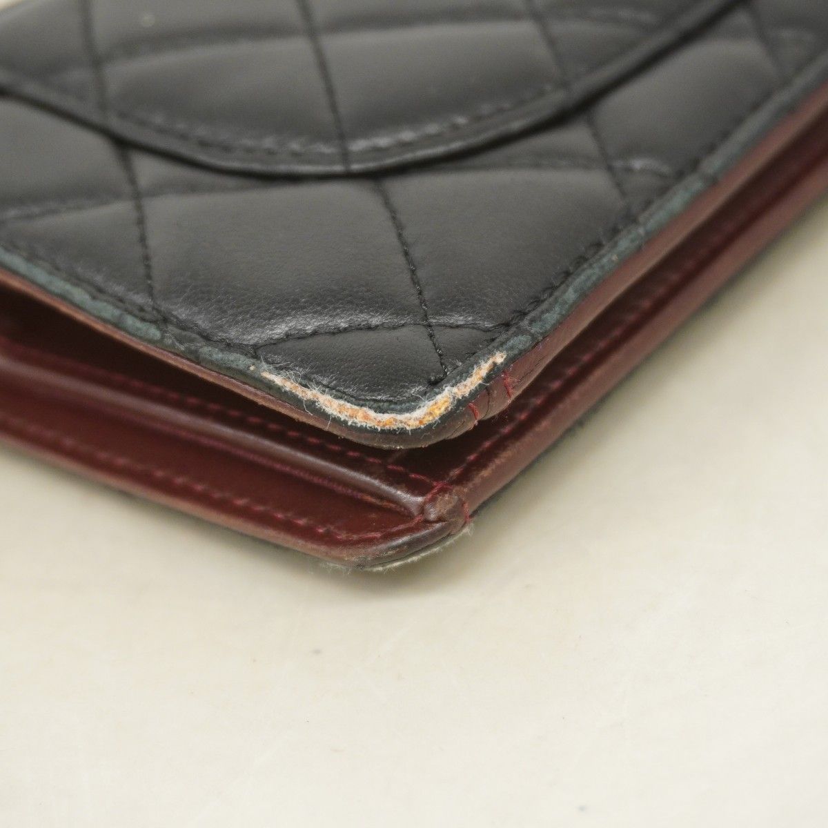 Chanel Wallet Quilted Lambskin Black Silver — view 5