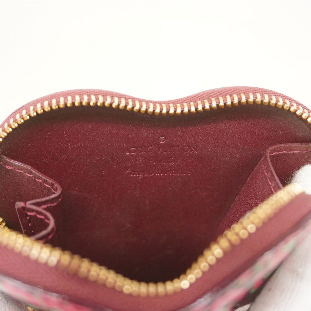 Louis Vuitton Coin Case Vernis Leopard Portomonecle Bordeaux Pink — view 4