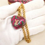Louis Vuitton Coin Case Vernis Leopard Portomonecle Bordeaux Pink — view 5