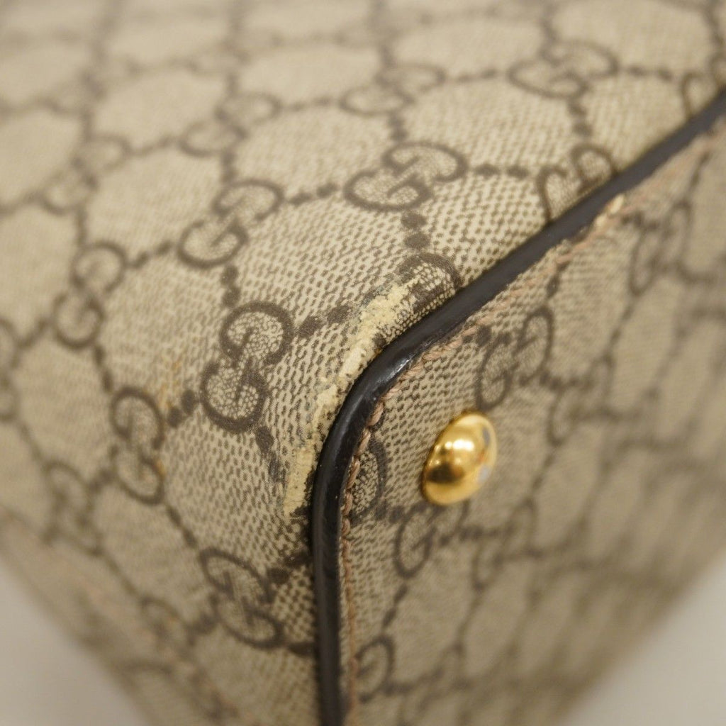 Gucci Handbag GG Supreme Brown Gold 2-Way — view 6
