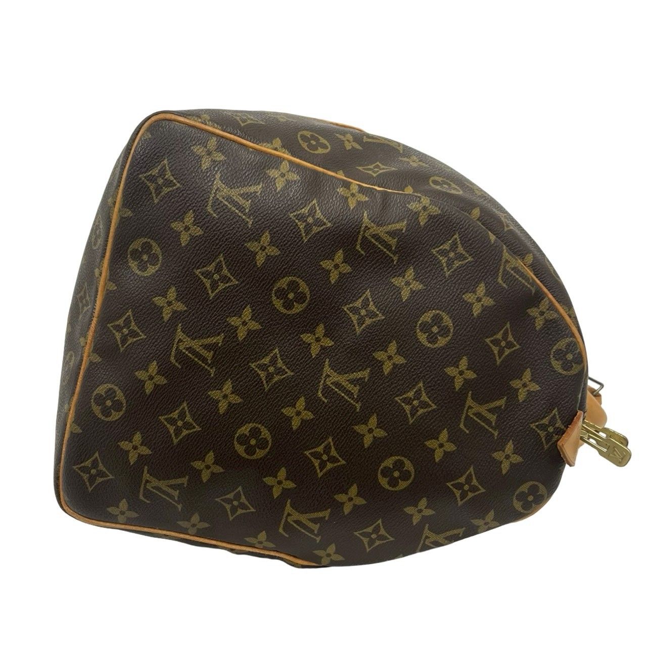 Louis Vuitton Vintage Keepall 50 Monogram Leather Boston Bag Brown — view 6