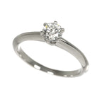 Tiffany & Co Solitaire Ring Diamond Pt Platinum — view 5