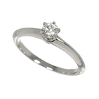 Tiffany & Co Solitaire Ring Diamond Pt Platinum — view 5