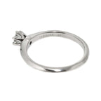 Tiffany & Co Solitaire Ring Diamond Pt Platinum — view 4
