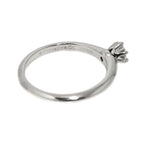 Tiffany & Co Solitaire Ring Diamond Pt Platinum — view 3