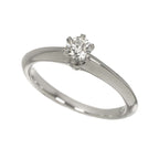 Tiffany & Co Solitaire Ring Diamond Pt Platinum — view 5