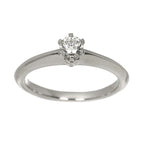 Tiffany & Co Solitaire Ring Diamond Pt Platinum — view 2
