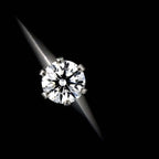 Tiffany & Co Solitaire Ring Diamond Pt Platinum — view 6