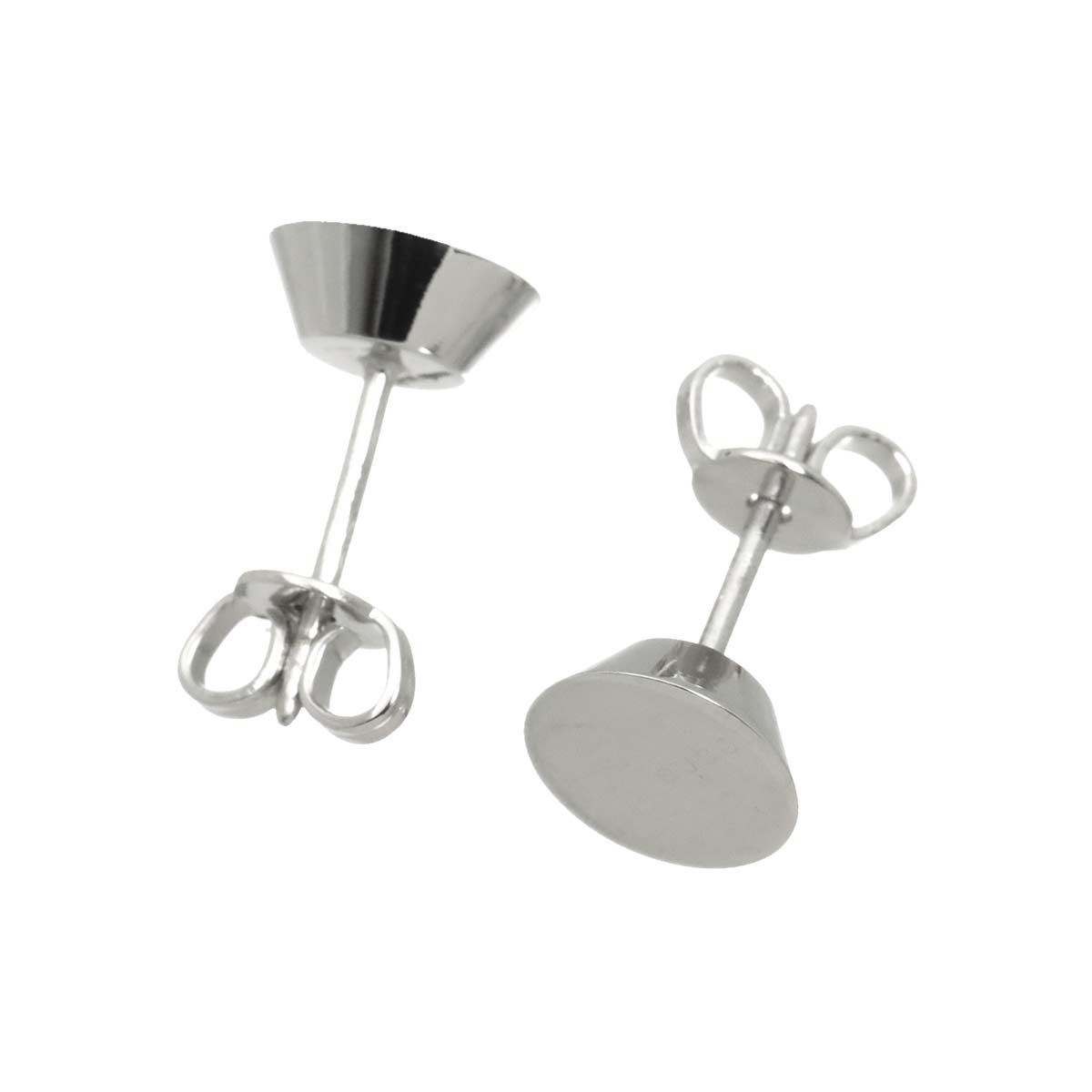 Gucci Earrings 18k WG White Gold 750 Pierced — view 3