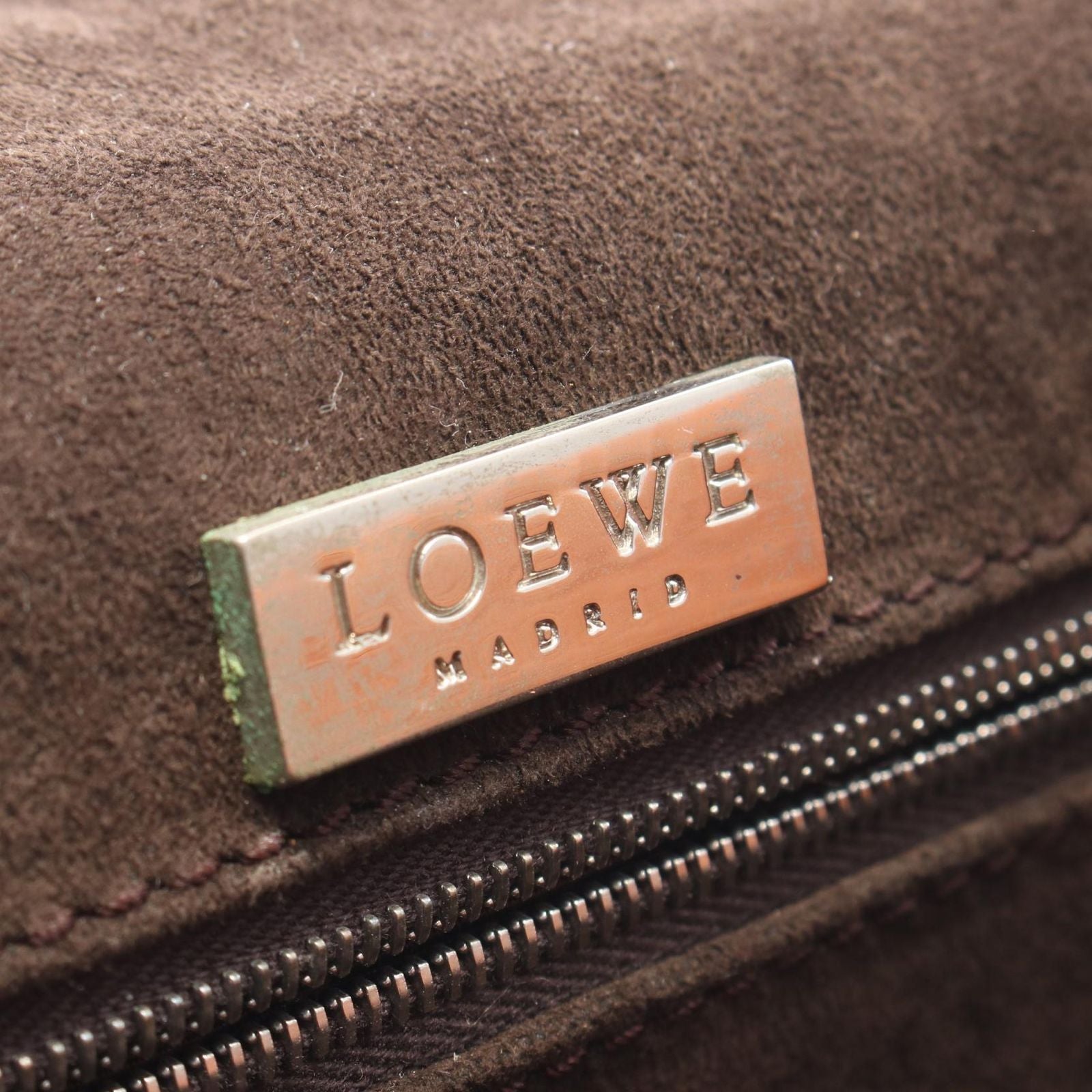 Loewe Handbag Barcelona Brown Leather — view 4