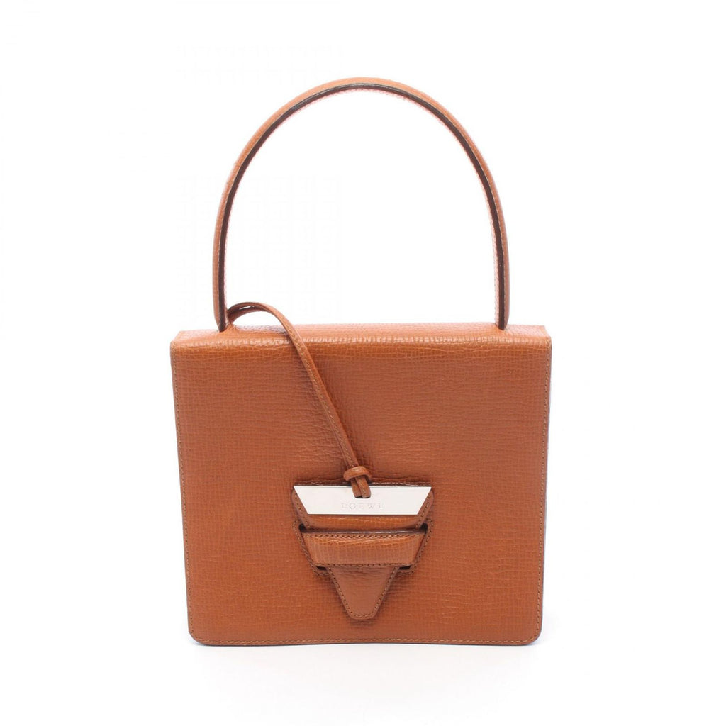 Loewe Handbag Barcelona Brown Leather