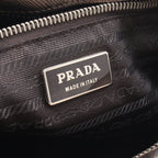 Prada Handbag Galleria Gold Leather Triangle Logo Hand — view 4