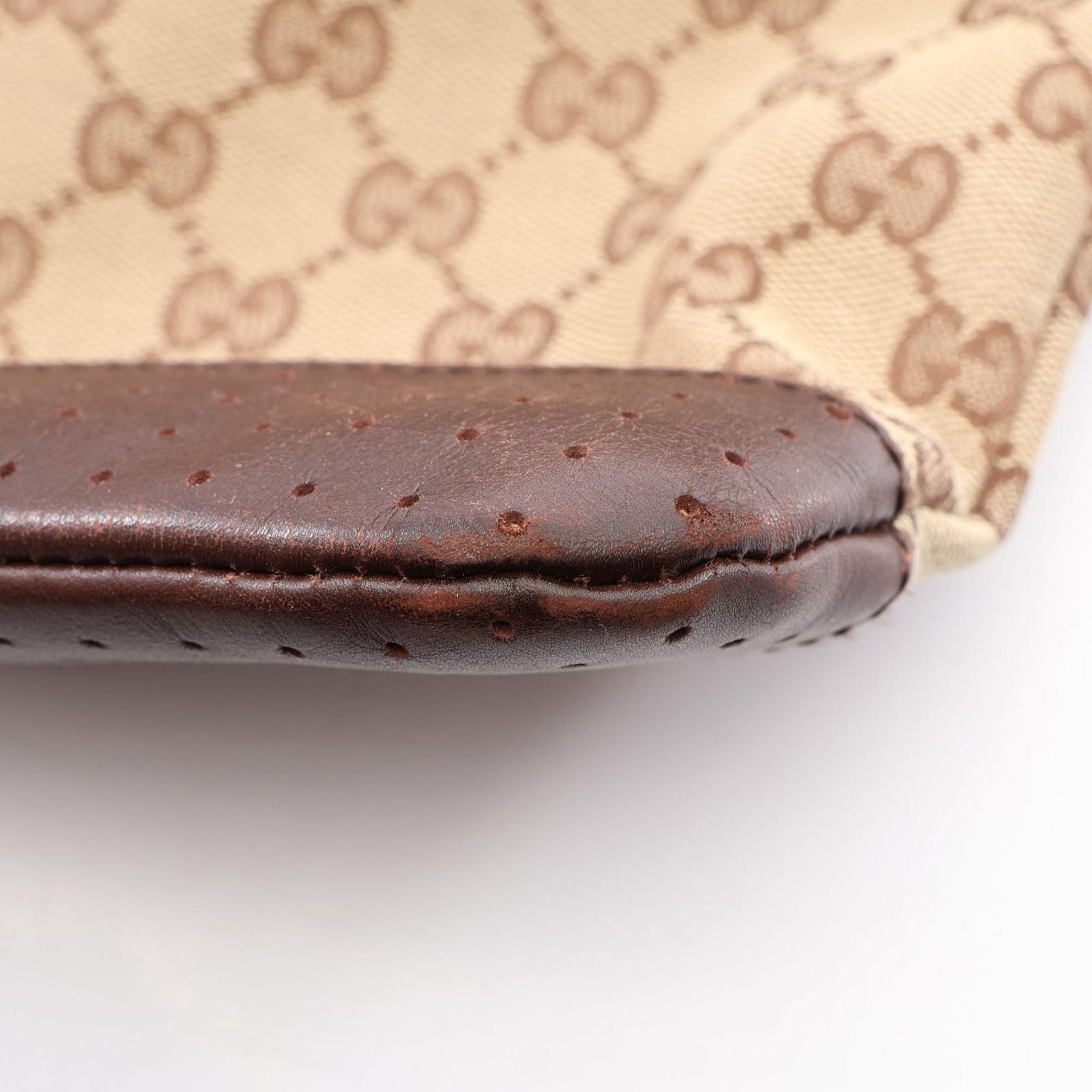 Gucci Shoulder Bag GG Canvas Beige Brown — view 6