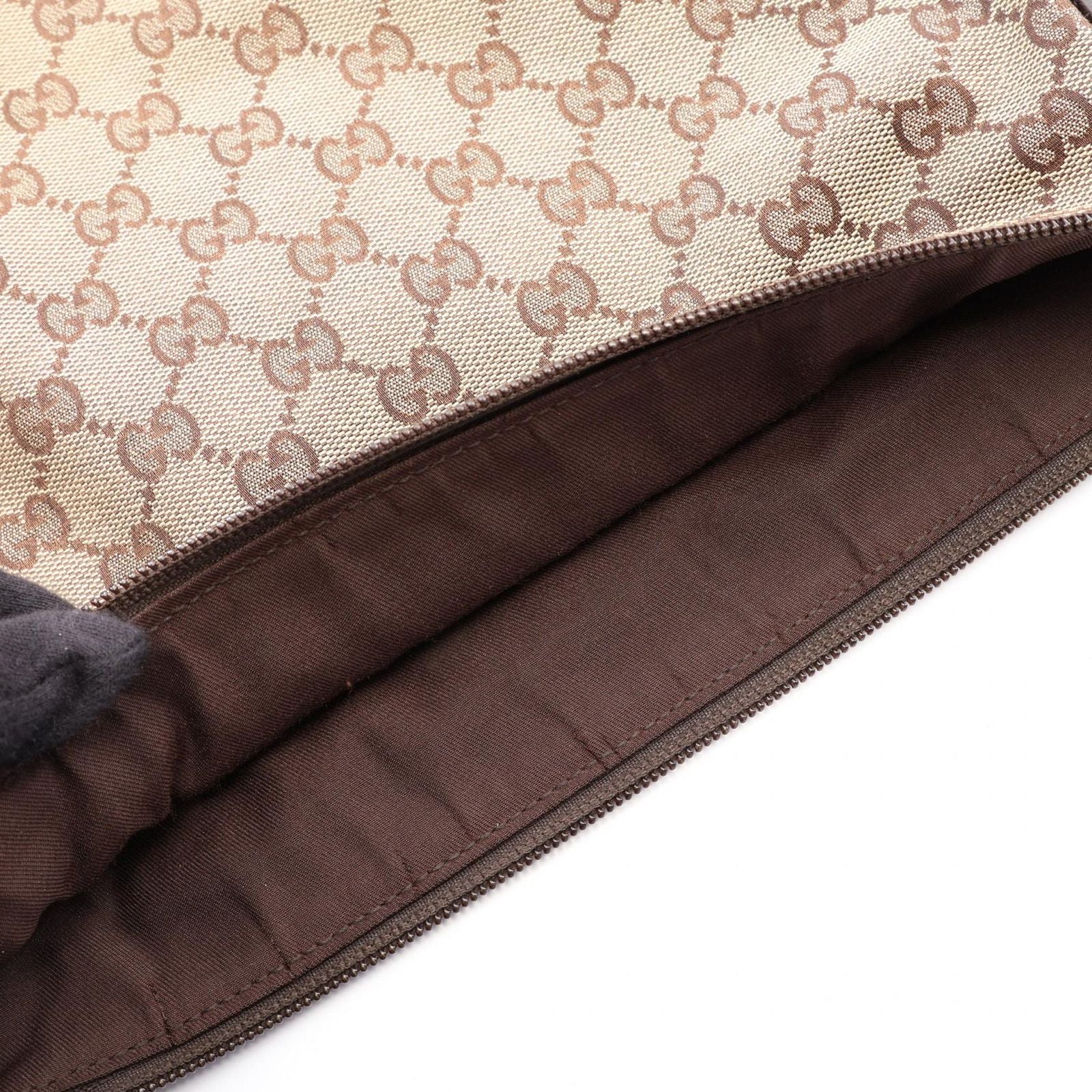 Gucci Shoulder Bag GG Canvas Beige Brown — view 5